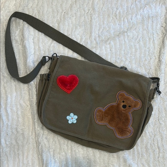 firefly Handbags - Kaylee Firefly ThinkGeek Army Green Canvas Messenger Bag Purse Tote Cosplay